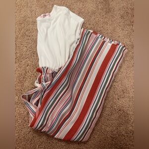 Love Squared Red and Pink Bodysuit One Piece